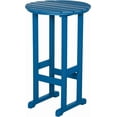 thumbnail image 1 of Nalone 40" Outdoor Bar Table, All Weather HDPE Bar Height Patio Table Counter Round Patio Cocktail Bar Table, Tall Bistro Table Pub Table for Deck, Porch, Backyard, Garden (Naby Blue), 1 of 8