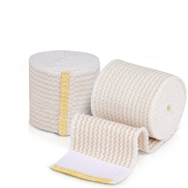 Naltars 2 Pack Cotton Elastic Bandage Ace Wrap with Velcro 2 inch x