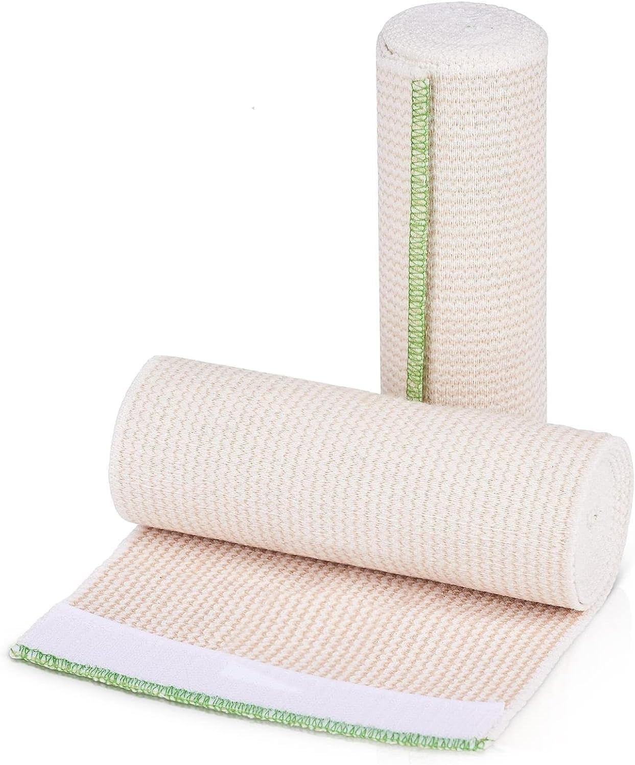 Naltars 2 Pack Cotton Elastic Bandage Ace Wrap with Velcro 6 inch x