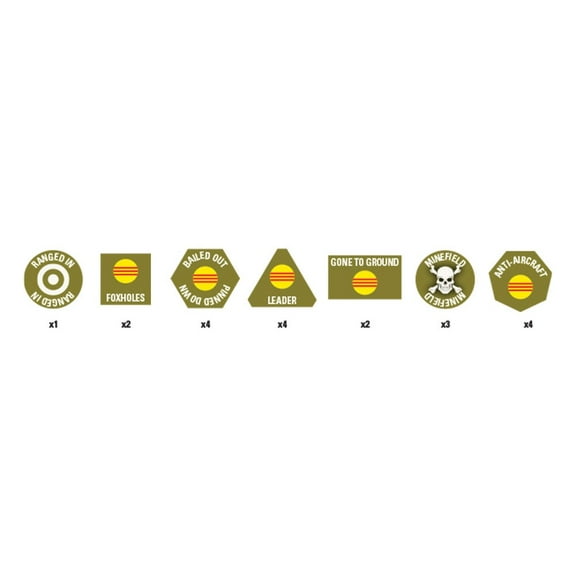 Flames of War: ARVN Token Set