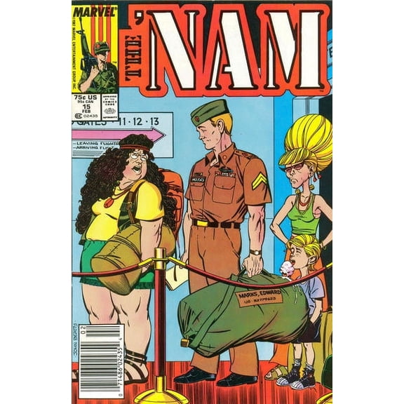 Nam, The #15 (Newsstand) VF ; Marvel Comic Book