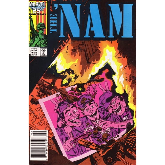 Nam, The #3 (Newsstand) VF ; Marvel Comic Book