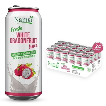 Namai Pure Dragonfruit Juice, 10.8 fl oz Can, 24 Count