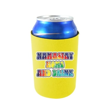 Namastay Home and Drink Can Coolie (Yellow)