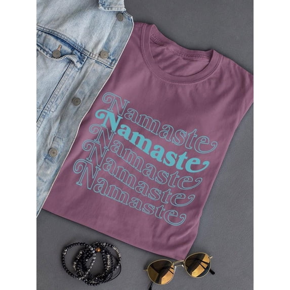 Namaste Crop Tee Women's -SelectDesign Designs