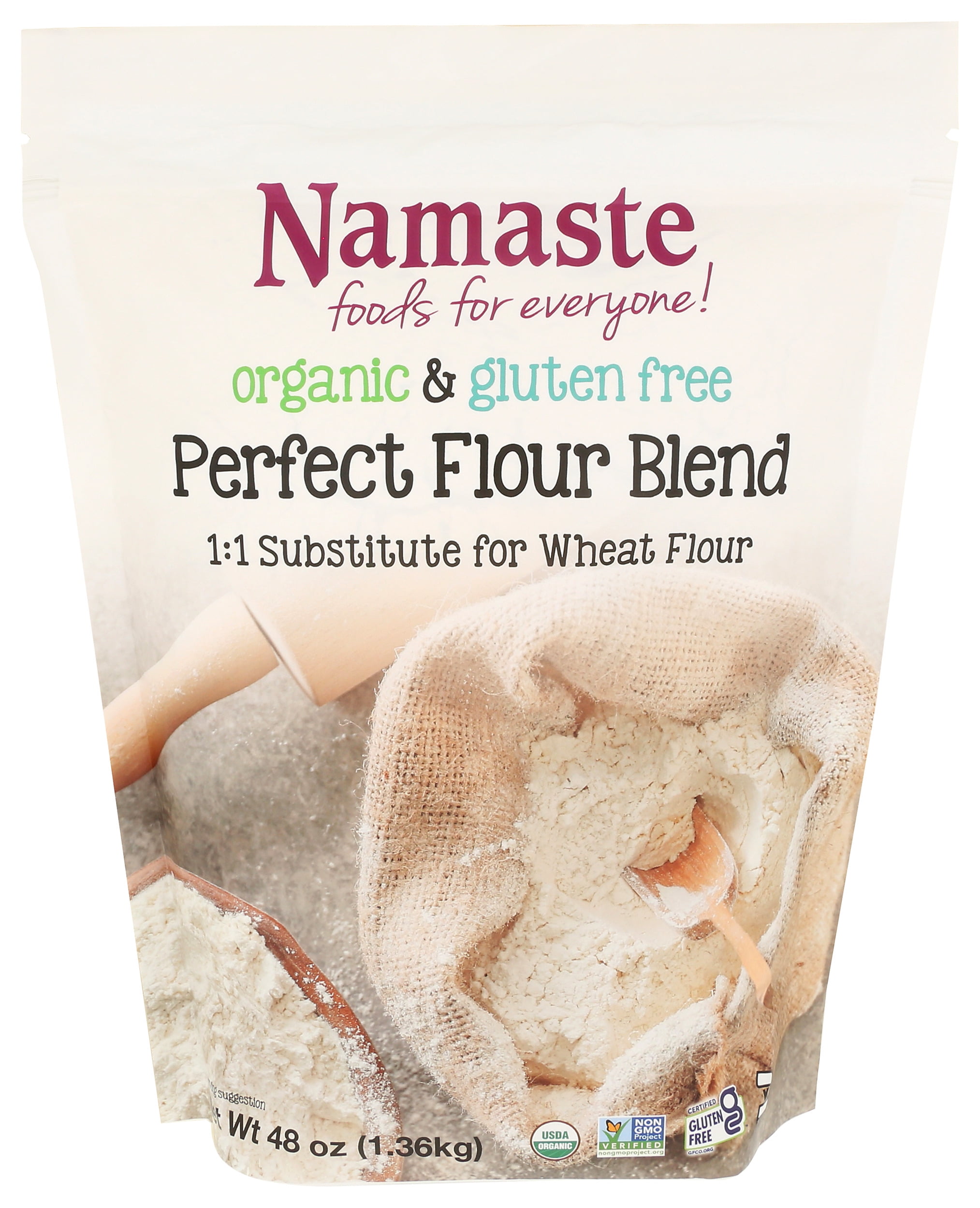 Namaste Foods Gluten Free Organic Perfect Flour Blend 48 oz Bag Namaste Foods Gluten Free Organic Perfect Flour Blend 48 oz Bag