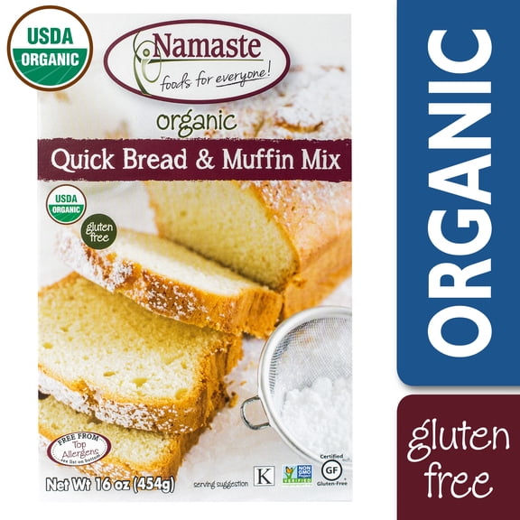 Namaste Foods, Gluten Free, Organic, Quick Bread & Muffin Mix, 16 oz. Box