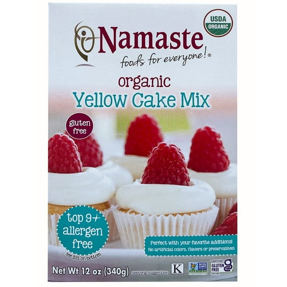Namaste Foods Organic Cake Mix Gluten Free Yellow - 13 oz