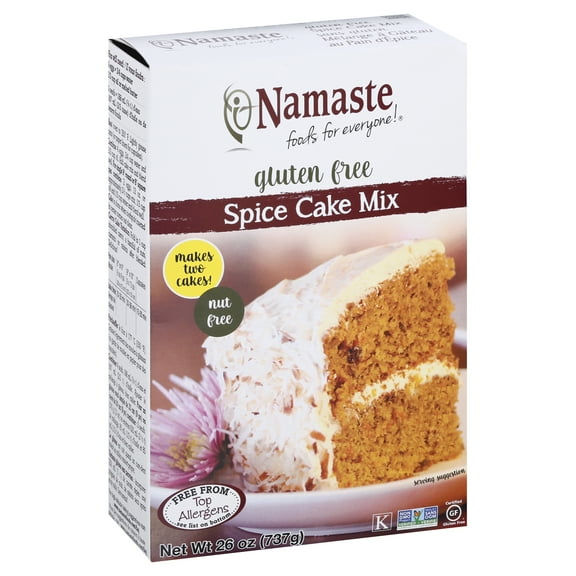 Namaste Foods Spice Cake Mix 26 oz (Pack Of 6)