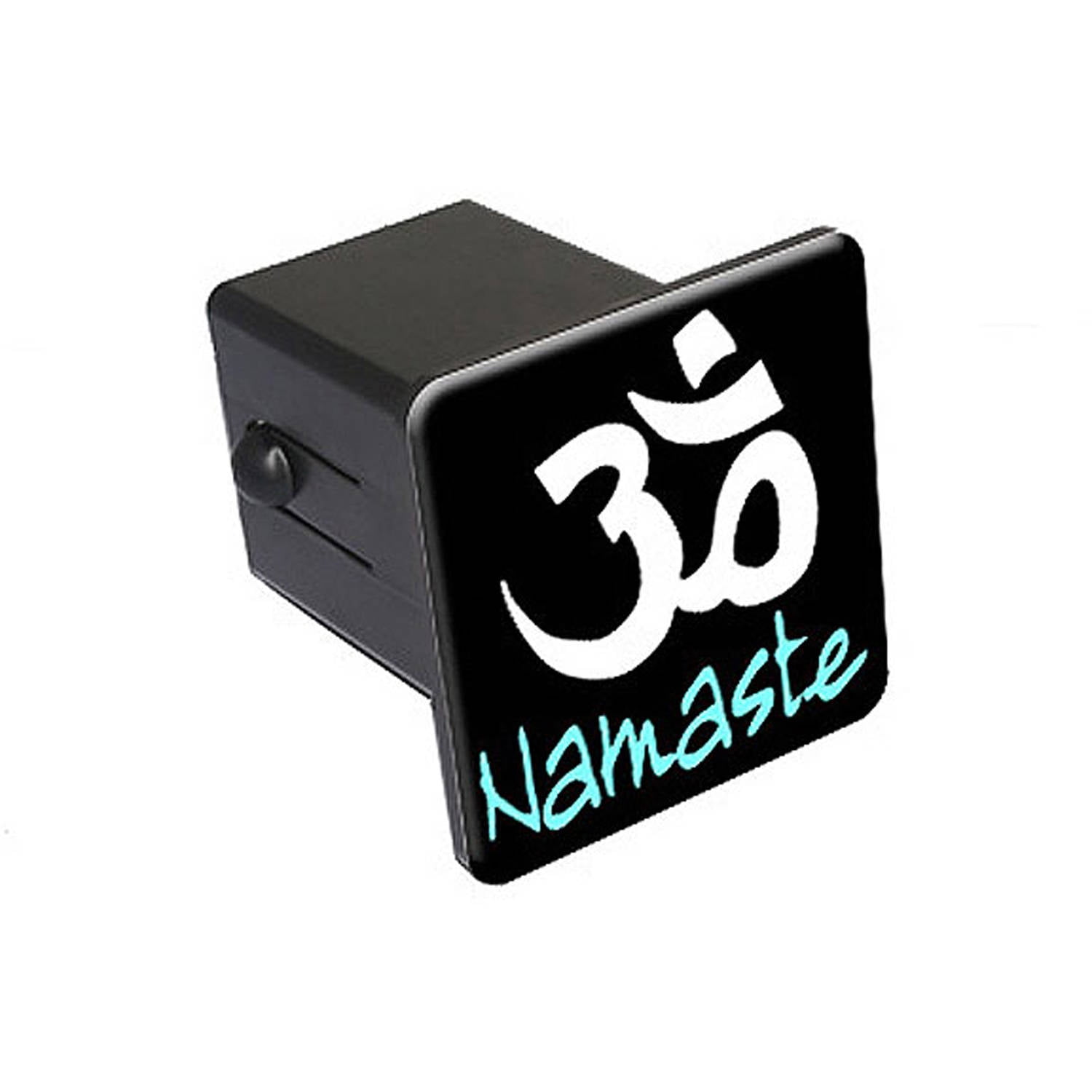 Namaste Om Aum Yoga 2" Tow Trailer Hitch Cover Plug Insert