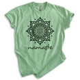 thumbnail image 1 of Namaste Shirt, Unisex Women's Men's Shirt, Chill Shirt, Relax Shirt, Good Vibes Shirt, Heather Apple Green, XX-Large, 1 of 6