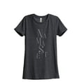 thumbnail image 1 of Namaste Zen Women's Fashion Relaxed T-Shirt Tee Charcoal Grey 2X-Large, 1 of 3