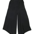 thumbnail image 1 of Namastetics Womens Savasana Casual Wide Leg Pants, Black, Small, 1 of 2