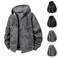 thumbnail image 1 of Namayuj Zip Up Hoodies for Men Basic Tie Dye Hooded Sweatshirt Holiday Sweater Tops Soft Long Sleeve Shirts, 1 of 6