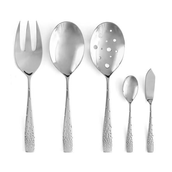 Nambe Dazzle 18/10 Stainless Steel 5pc. Hostess Set