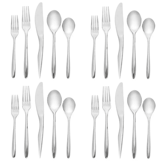 Nambe Dune 18/10 Stainless Steel 20pc. Flatware Set (Service for Four)