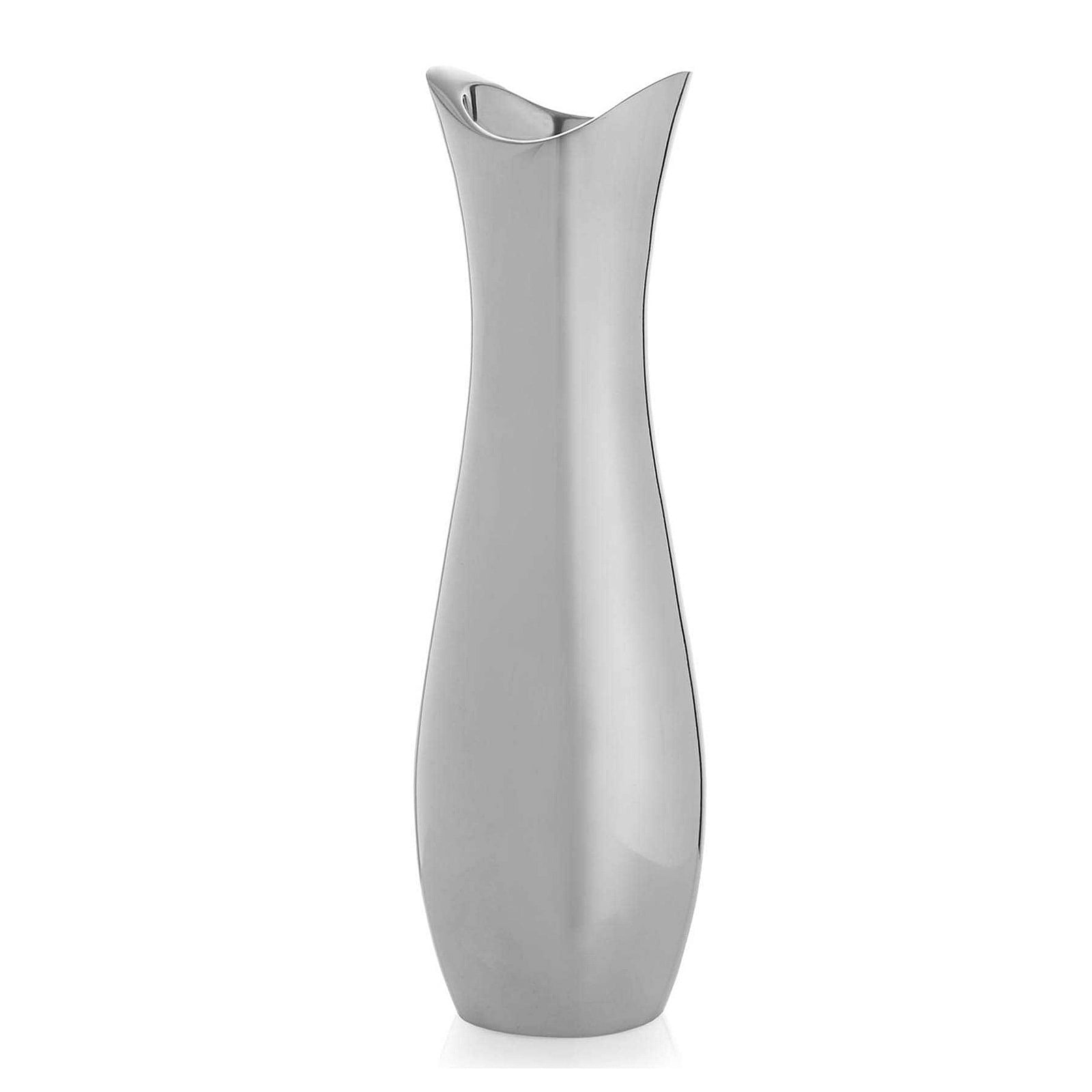 Sleek Metal Bouquet Vase with Seductive Curves