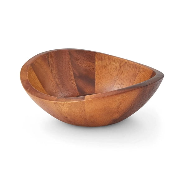 Braid Wood Salad Bowls, Set of 4