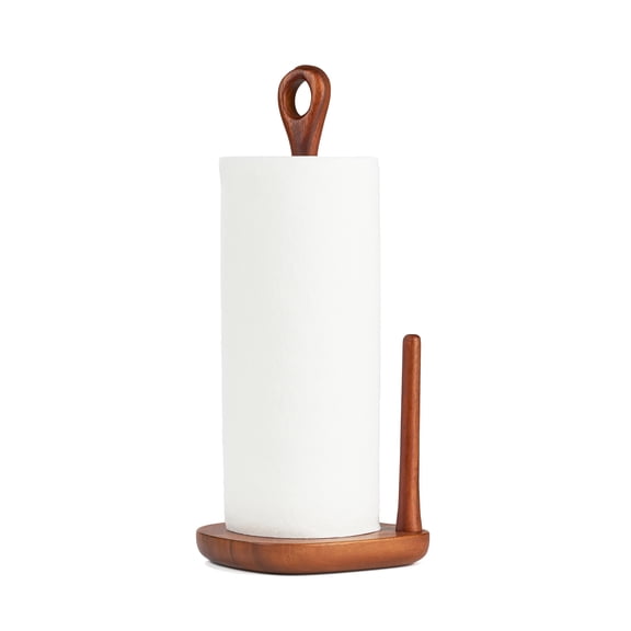 Nambe Portables Paper Towel Holder, Brown