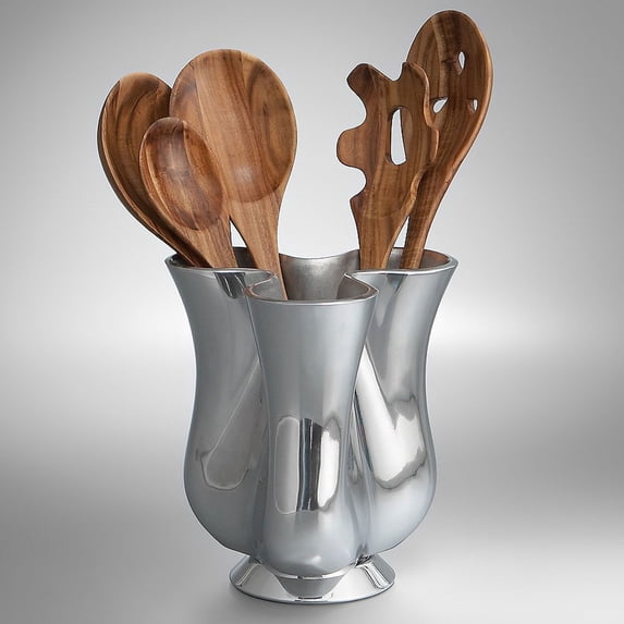 Nambe Tulip Tool Jug with Tools