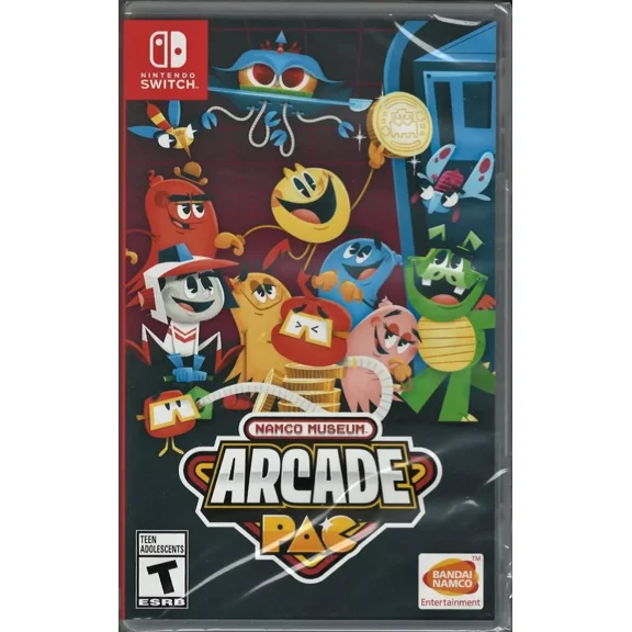 Restored NAMCO MUSEUM ARCADE PAC Nintendo Switch Physical Arcade Video Game