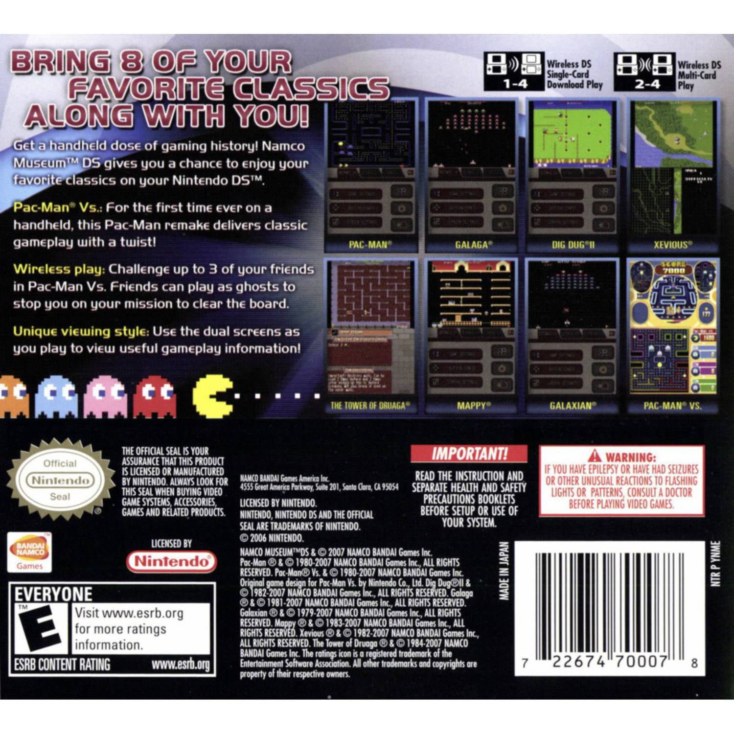 Pre-Owned Namco Museum (Nintendo Ds) (Good) - Walmart.com