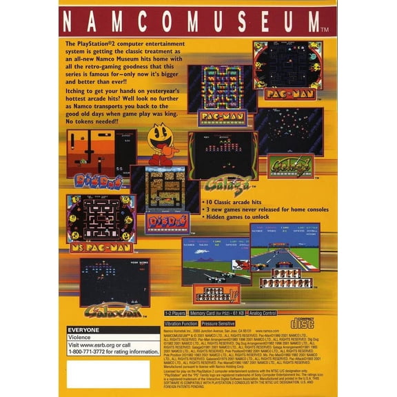 Pre-Owned Namco Museum (Playstation 2) (Good)