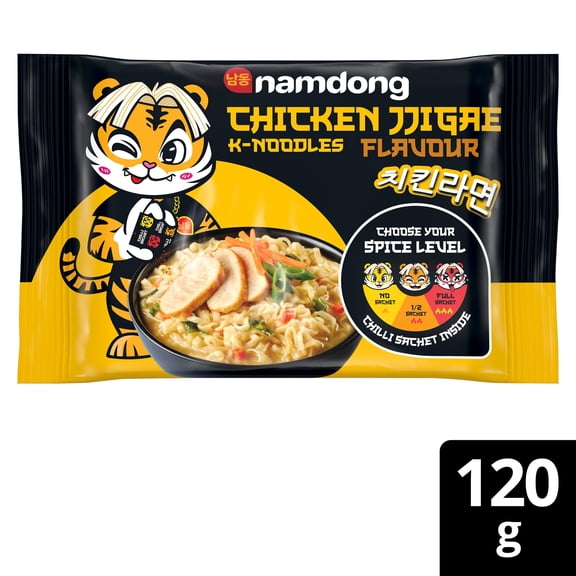 Namdong Chicken Jjigae Instant Noodles 120g, Imported from Britain