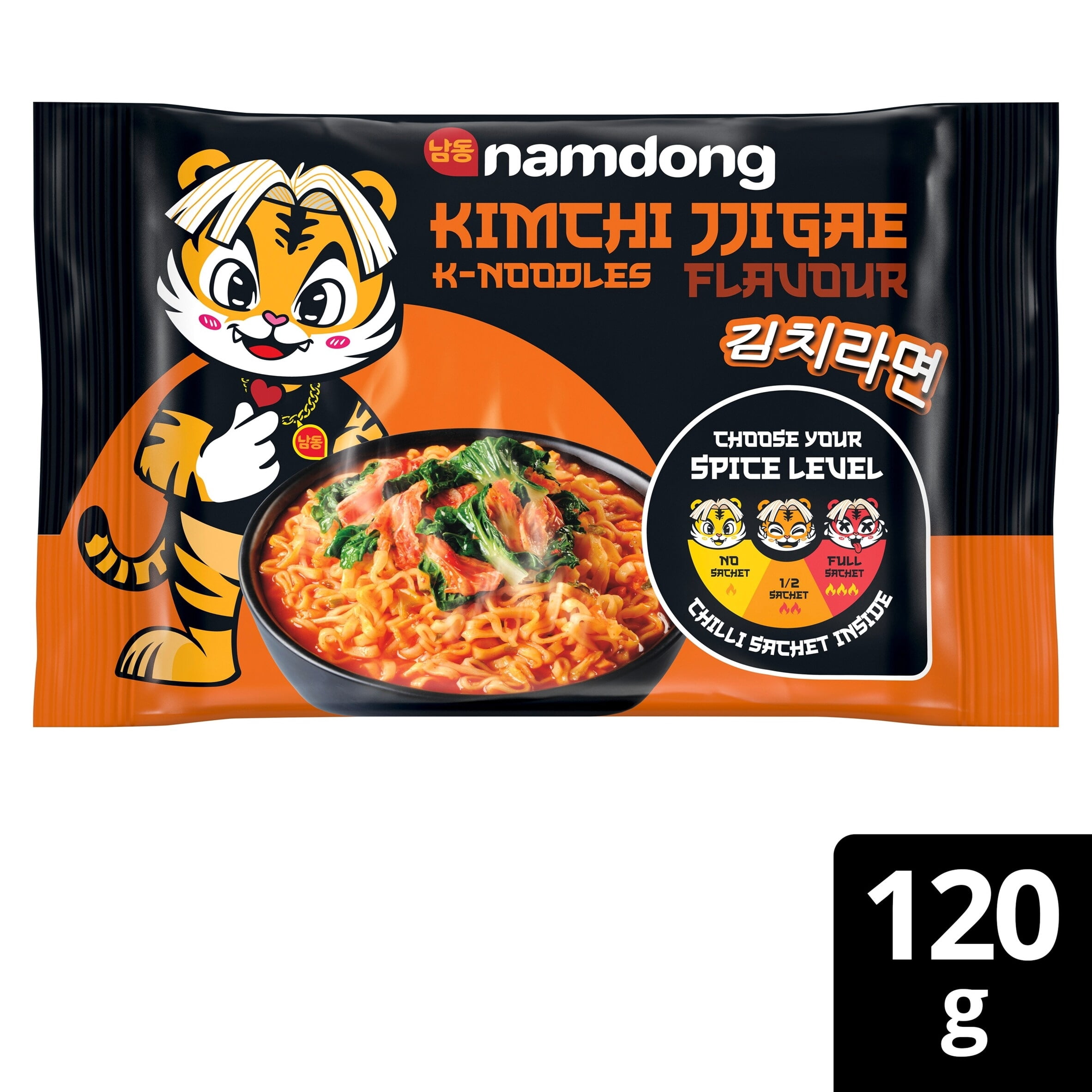 Namdong Kimchi Jjigae Instant Noodles 120g, Imported from Britain