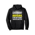 thumbnail image 1 of Name Abigail First Name Gifts - Funny Personalized Gift Pullover Hoodie, Cotton Hooded Sweatshirt, 3XL Unisex Hoodie, 1 of 5
