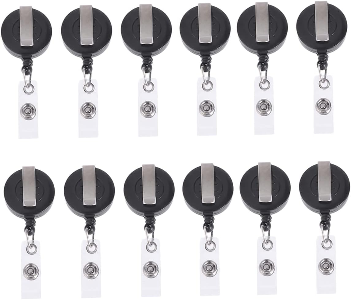 Name Badge Holder 12pcs Badge Holder Name Badge Clips Id Cards Badge