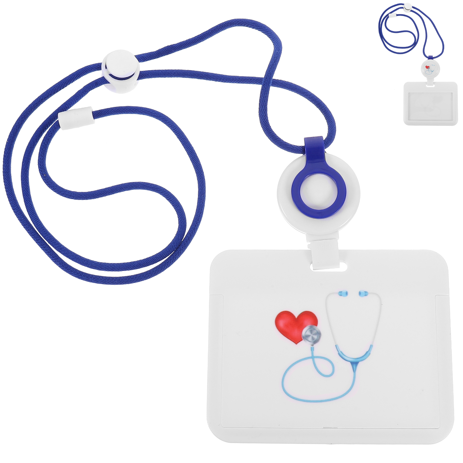 Name Badge Holder Clear Badge Sleeve Work Badge Holder Sleeve with