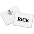thumbnail image 1 of Name Badge Kits, Top Load, 4 X 3, Clear, Combo Clip/pin, 50/box | Bundle of 5 Boxes, 1 of 5