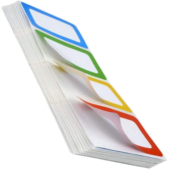 Name Badge Labels 200pcs Name Sticker Label Copper Plate Stickers Name Label Stickers