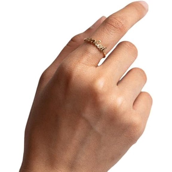 Name Band Ring, Name Personalised Womens Ring, Custom Name Ring, 925 Sterling Silver, Letters Ring, Gold Micron Plated, Handmade Statement Jewelry, Unisex Ring, Promise Ring, Engagement Ring