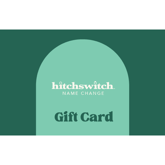 Name Change Forms After Marriage HitchSwitch Full Service Kit - Wedding Registry Gift