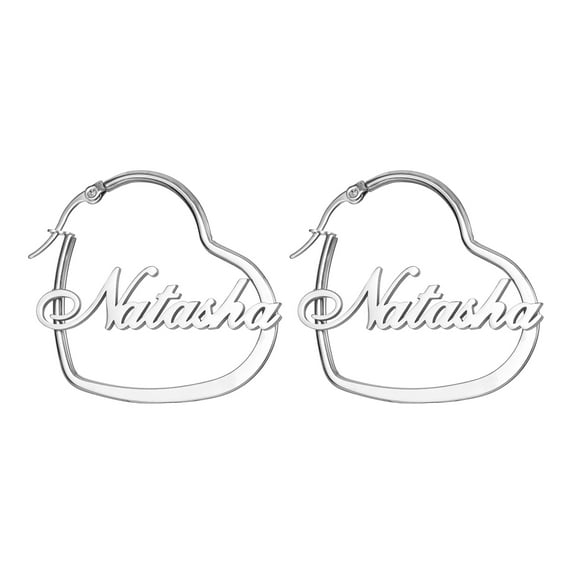 Name Custom Earring A Pair Name Custom Earrings Stainless Steel Handmade Earrings Gift Personalized Earrings Letters Eardrop