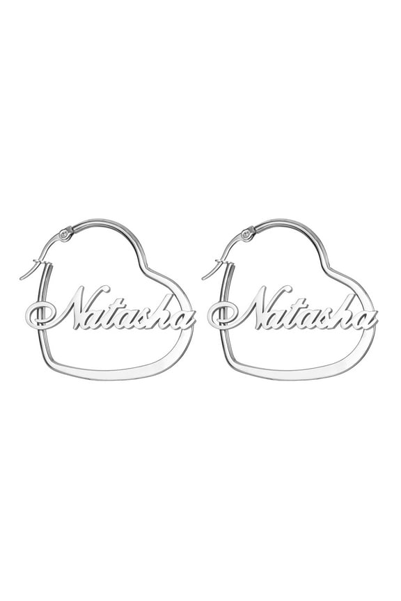 Name Custom Earring A Pair Name Custom Earrings Stainless Steel Handmade Earrings Gift Personalized Earrings Letters Eardrop