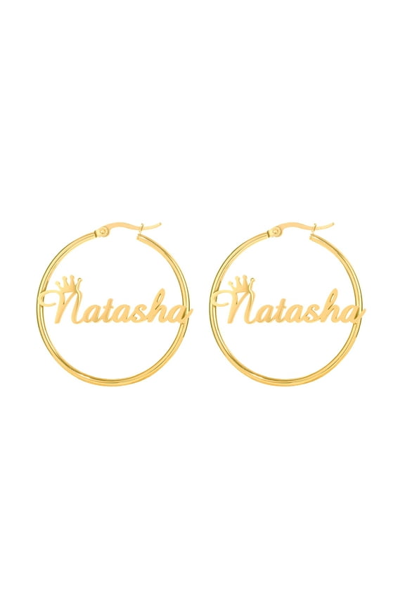 Name Custom Earring A Pair Name Custom Earrings Ear Studs Eardorp for Women Stainless Steel Handmade Hoop Stud Earrings Gift Personalized Earrings Letters Eardrop