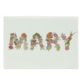 thumbnail image 1 of Name Cutting Board, Blossoming Flowers with Daisies Roses and Poppies Traditional Well Known Girl Name, Decorative Tempered Glass Cutting and Serving Board, in 3 Sizes, by Ambesonne, 1 of 2
