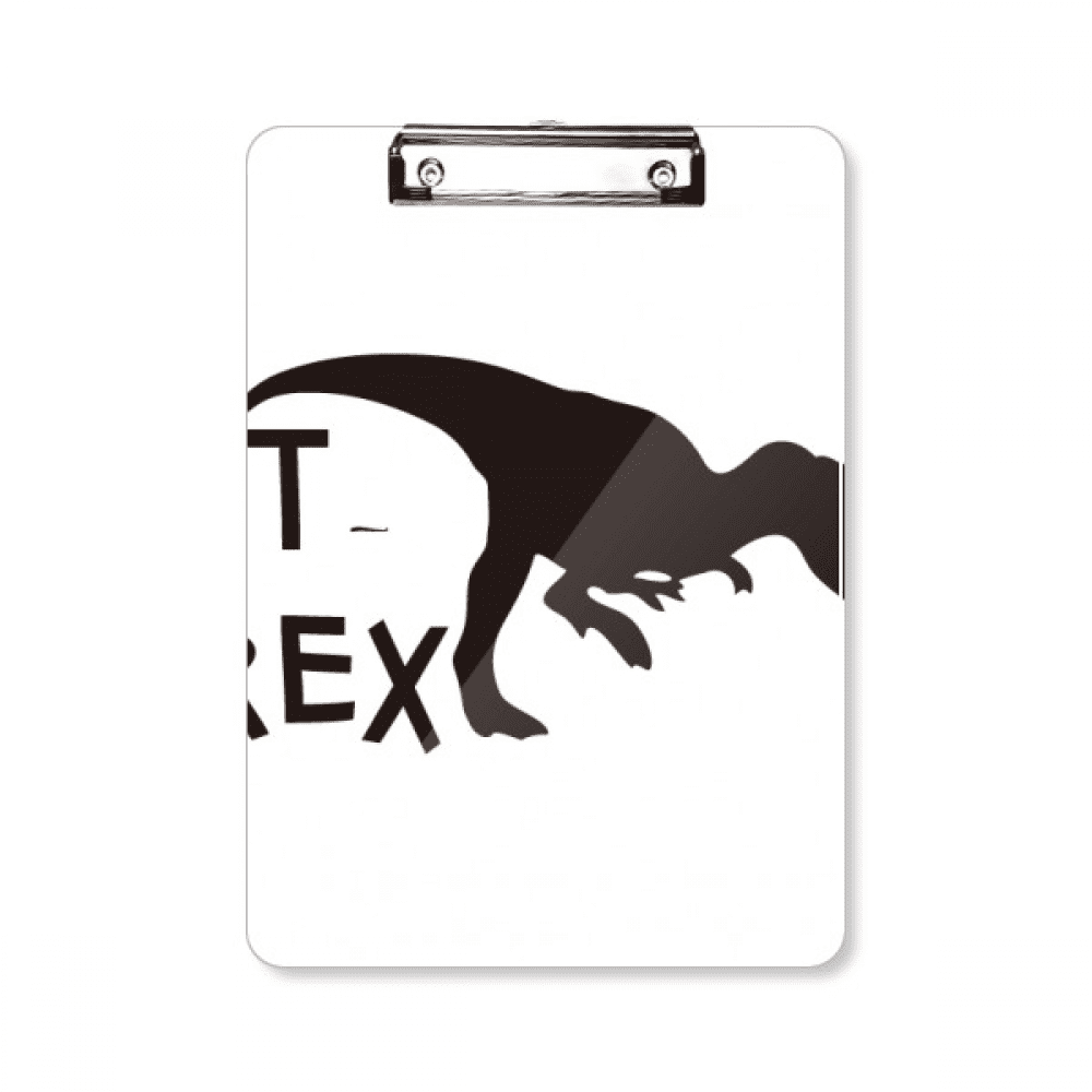 Name Dinosaur Carnivorous Hunting Clipboard Folder Writing Pad Backing Plate A4