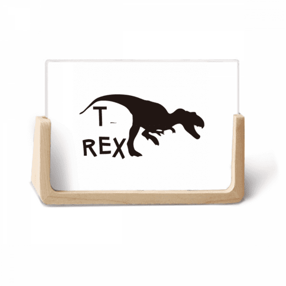 Name Dinosaur Carnivorous Hunting Photo Wooden Photo Frame Tabletop Display