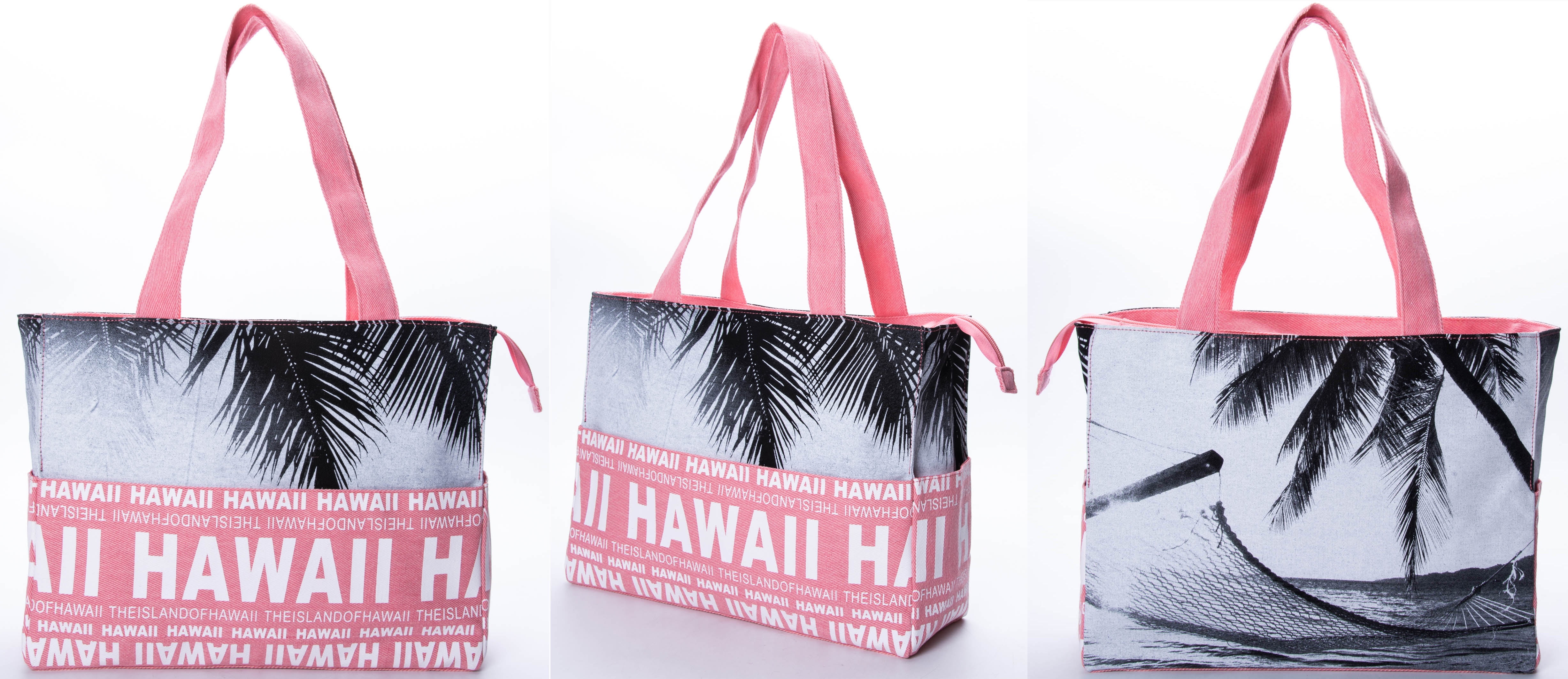 Name Drop Hi Skyline Tote Palm