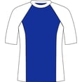 thumbnail image 1 of Name Drop Short SleeveNylon and Spandex Blue, RashGuard (Boy's), 1 of 2
