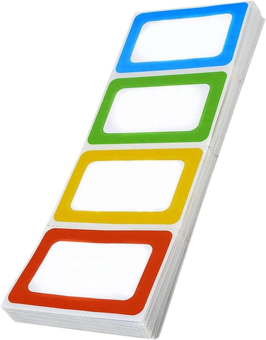 Name Labels Border Name tag Office Food Tags Clothing tag Blank Colored