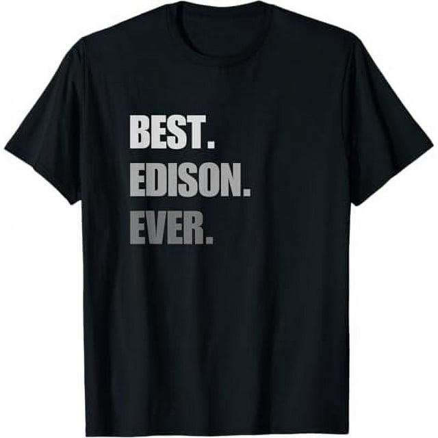Name Named Custom Funny Definition First Naming Edison TShirt