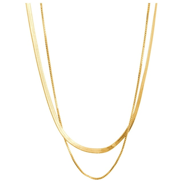 Name Necklaces For Women Double Layer Necklace Female Design Sense Cold