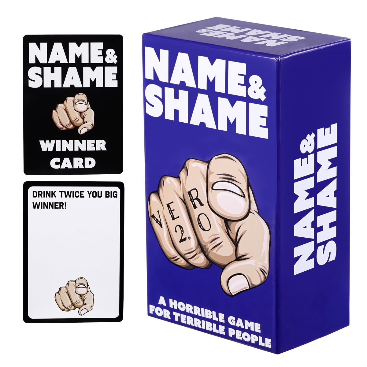 Name & Shame Drinking Games for Adults Party Card Games for Adults and