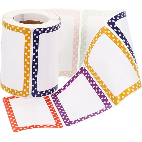 Name Tags Labels 1 Roll Colored Dot Stickers Thermal Labels Removable Labels Jar Stickers Address Thermal Stickers Dot Label Stickers Personalized Stickers Labels Paper