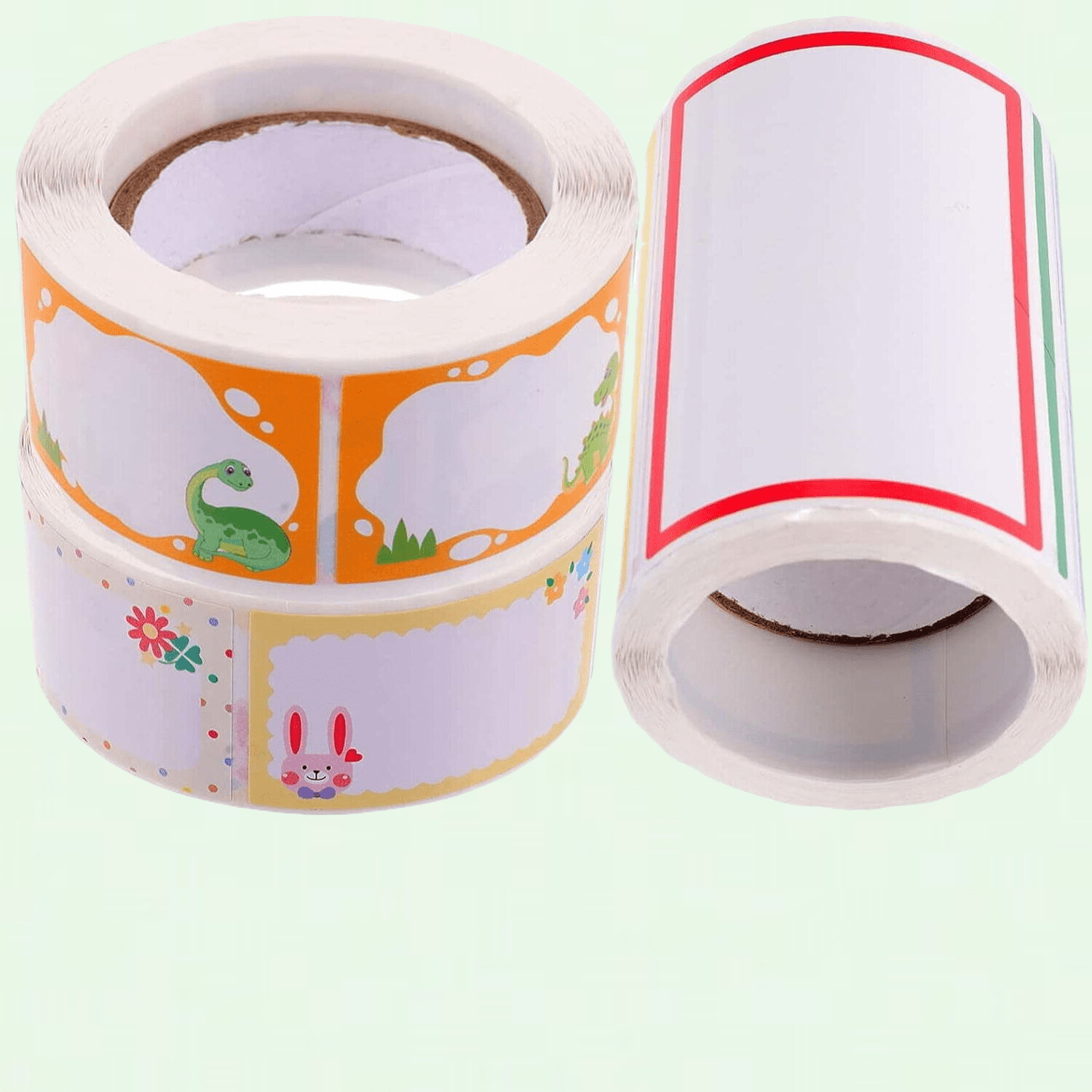 Name Tags Sticker Labels - 3 Rolls of Self Adhesive Labels for ...
